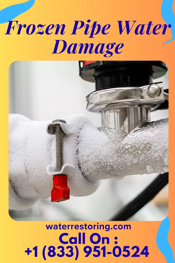 Frozen Pipe Water Damage in California, PA